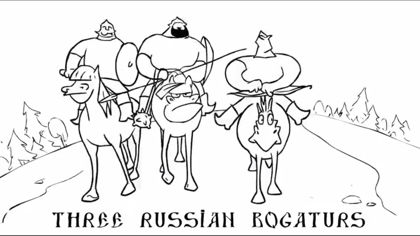 Cena de Three Russian Bogaturs